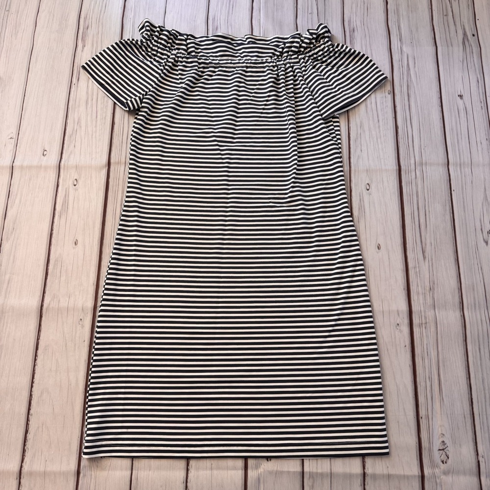 Sailor Sailor Striped Off-Shoulder T-Shirt Dress‎ Girls XL